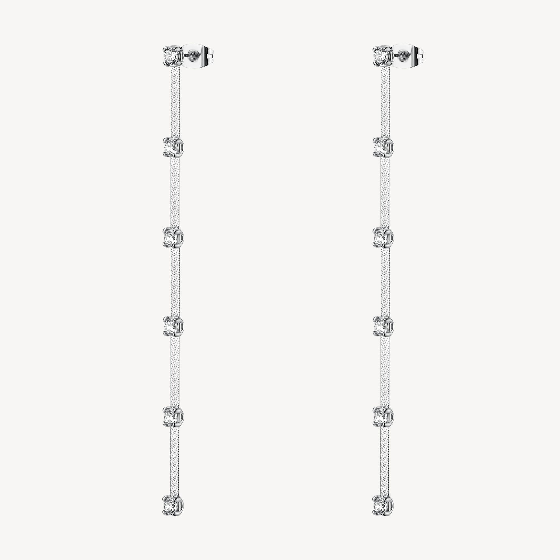 Orecchini pendenti Brosway donna Dreaming Snake con zirconi