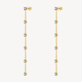 Orecchini pendenti Brosway donna Dreaming Snake gold con zirconi crystal