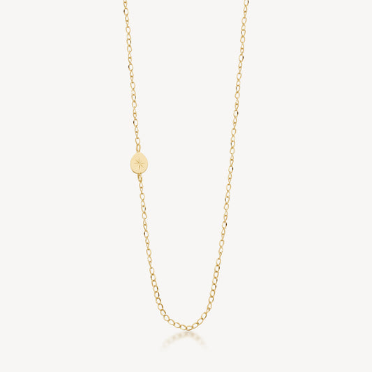 Collana Brosway Essential Rosa dei venti corta gold