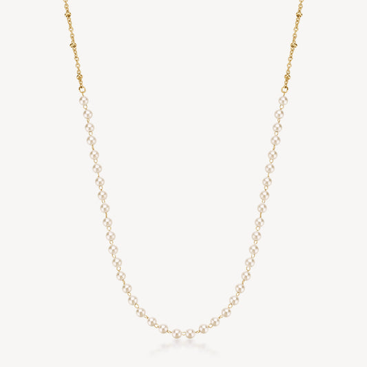 Collana Brosway Essential Perle gold lunga