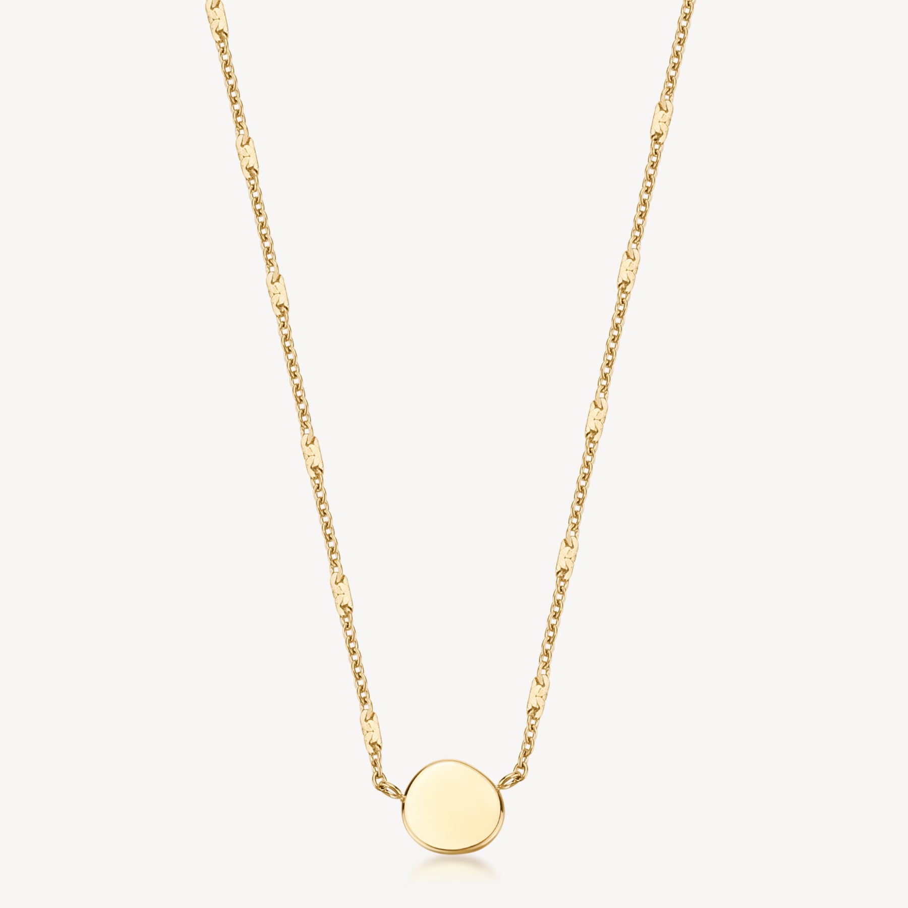 Collana Brosway Essential Piastrina tonda gold