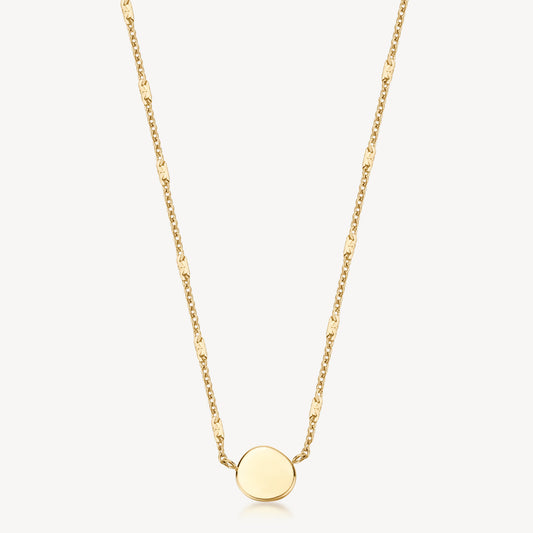 Collana Brosway Essential Piastrina tonda gold