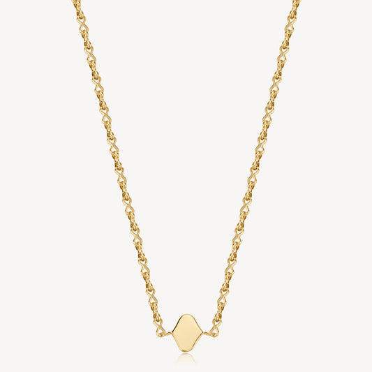 Collana Brosway Essential Piastrina gold