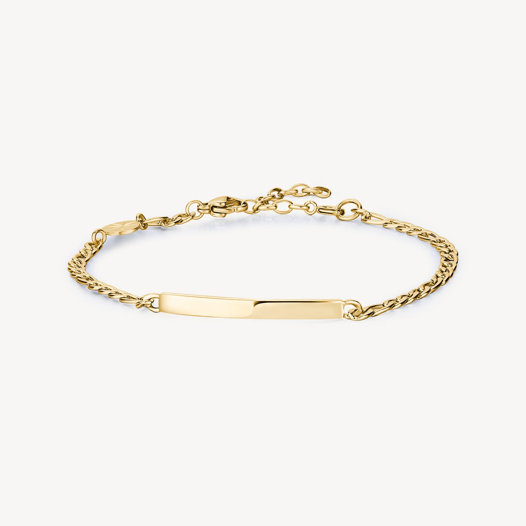 Bracciale Brosway Essential Grumetta e piastrina gold