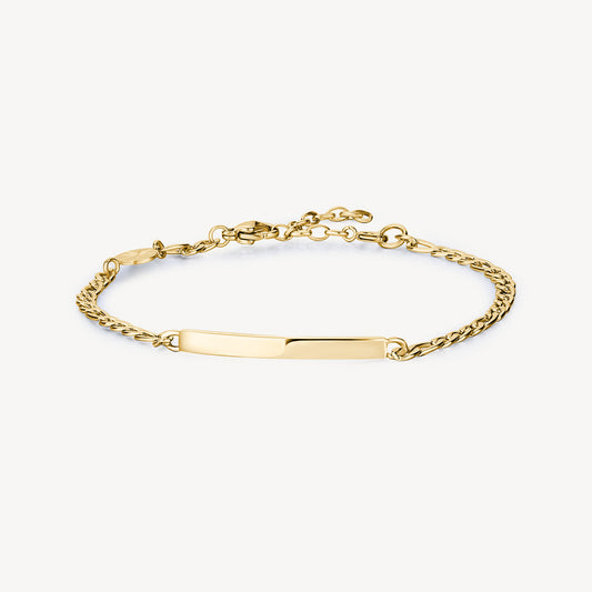 Bracciale Brosway Essential Grumetta e piastrina gold
