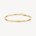 Bracciale Brosway Essential Snake con piastrina gold