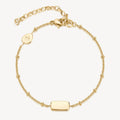 Bracciale Brosway Essential Piastrina rettangolare gold