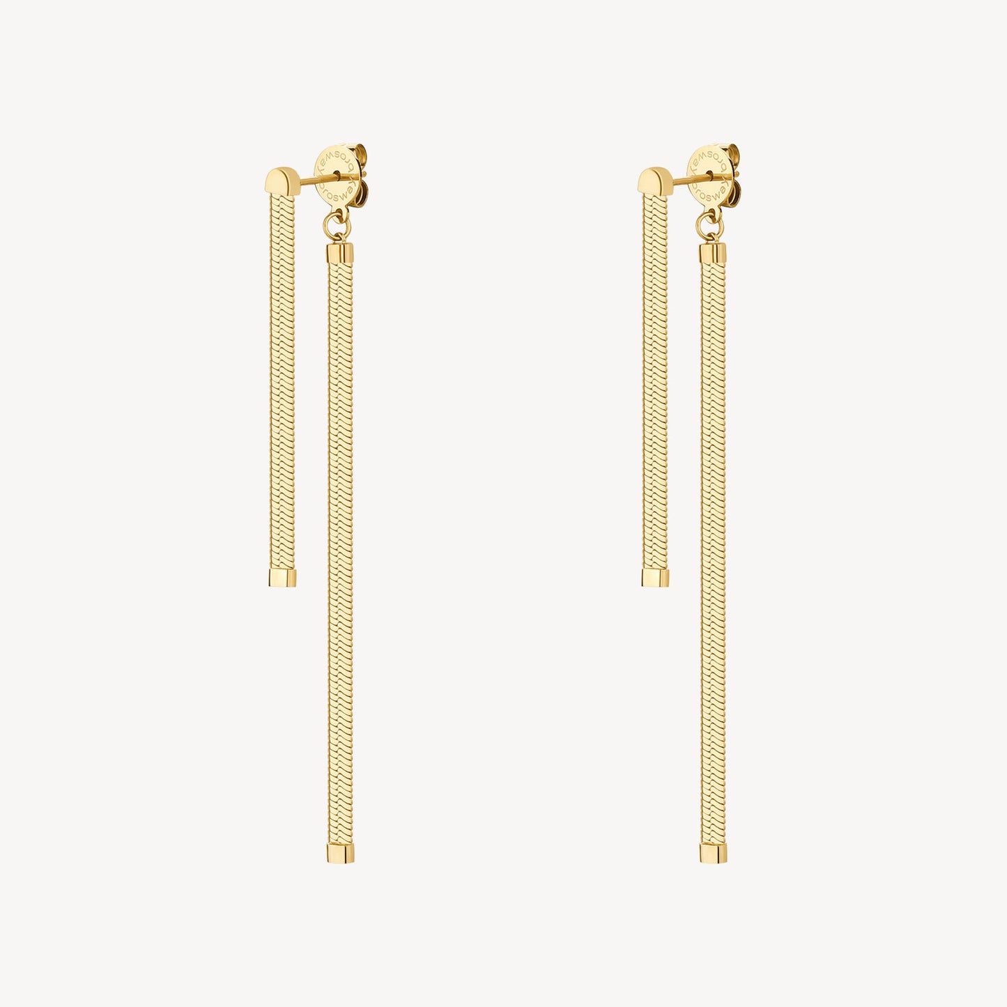 Orecchini pendenti Brosway Essential Snake gold