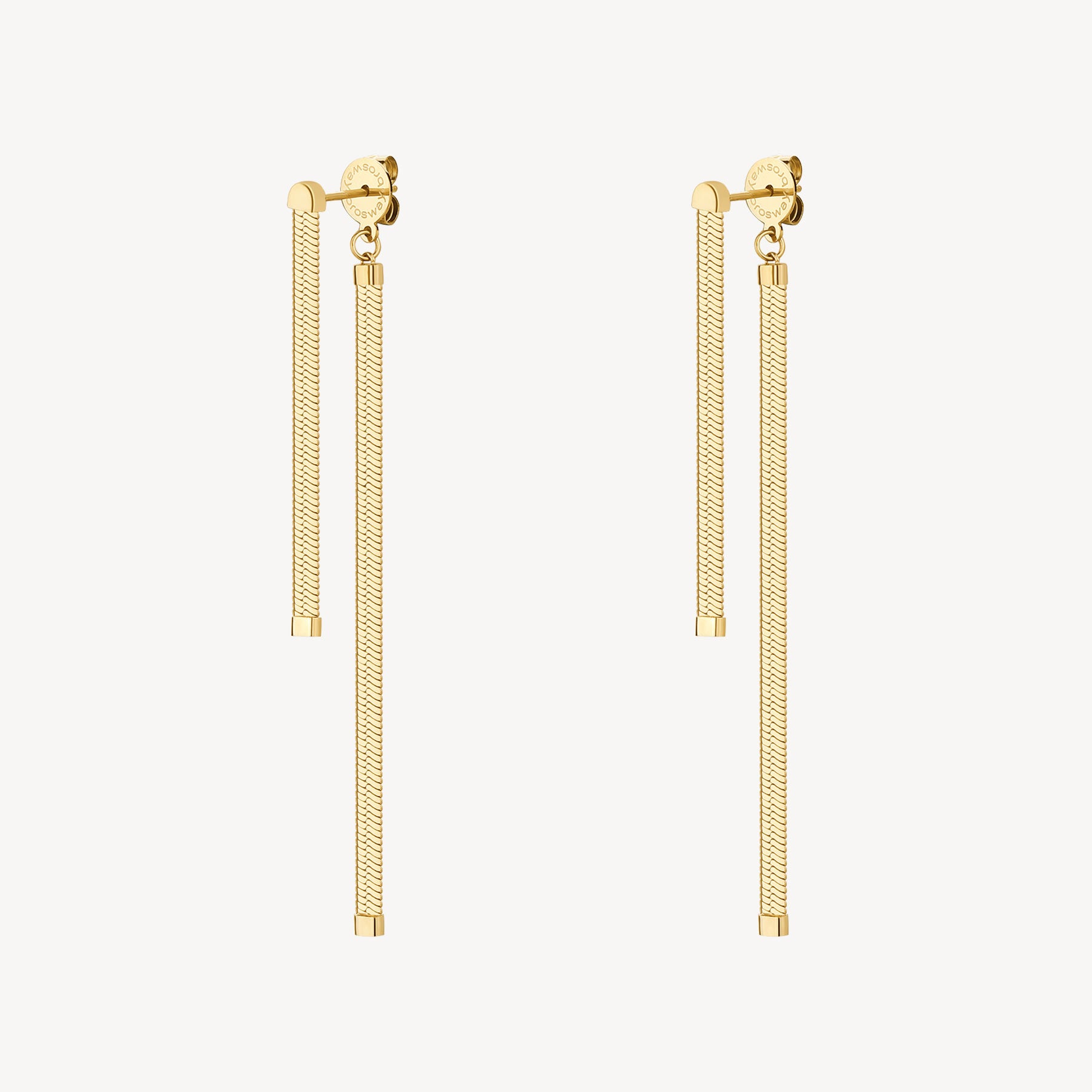Orecchini pendenti Brosway Essential Snake gold