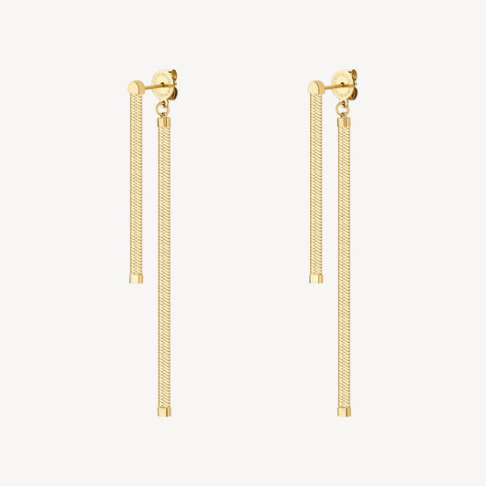 Orecchini pendenti Brosway Essential Snake gold