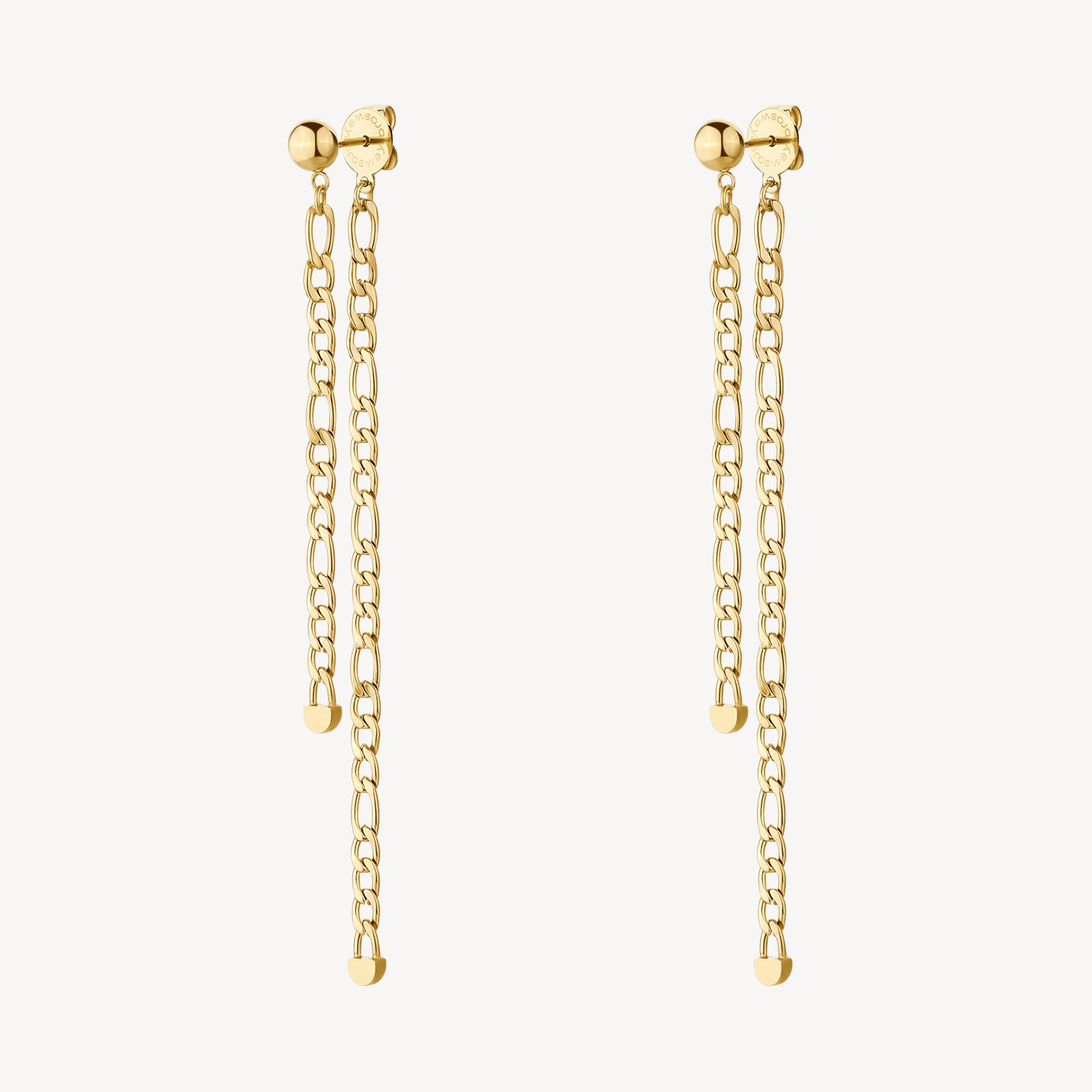 Orecchini pendenti Brosway Essential Grumetta gold