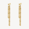 Orecchini pendenti Brosway Essential Multifilo gold