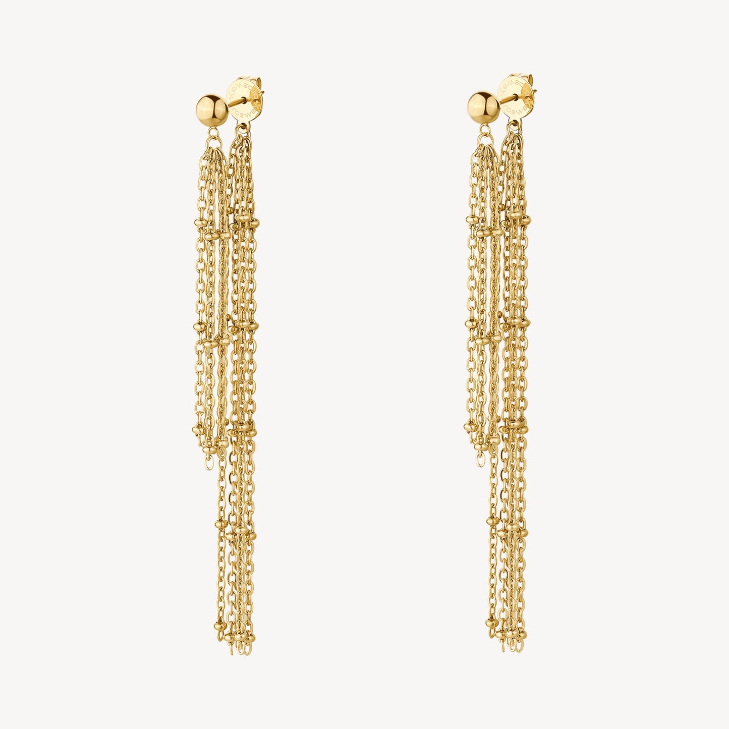 Orecchini pendenti Brosway Essential Multifilo gold