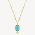 Collana Brosway donna Essential Amazzonite gold