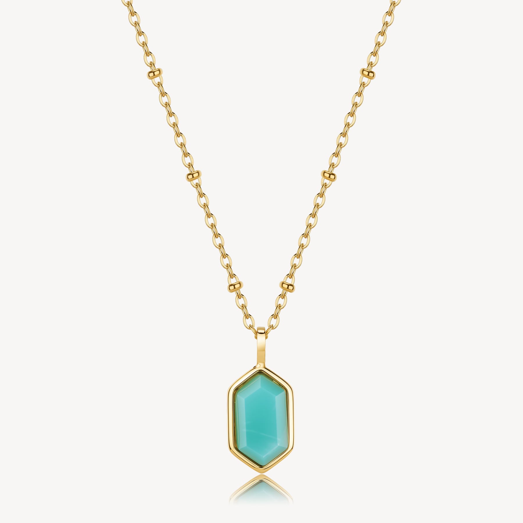 Collana Brosway donna Essential Amazzonite gold