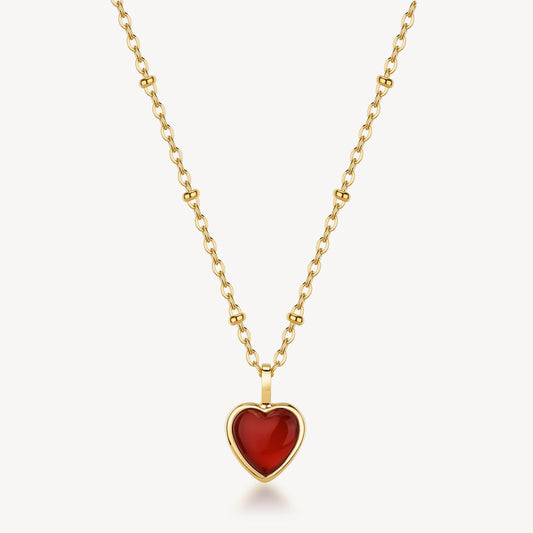 Collana Brosway donna Essential Agata rossa gold