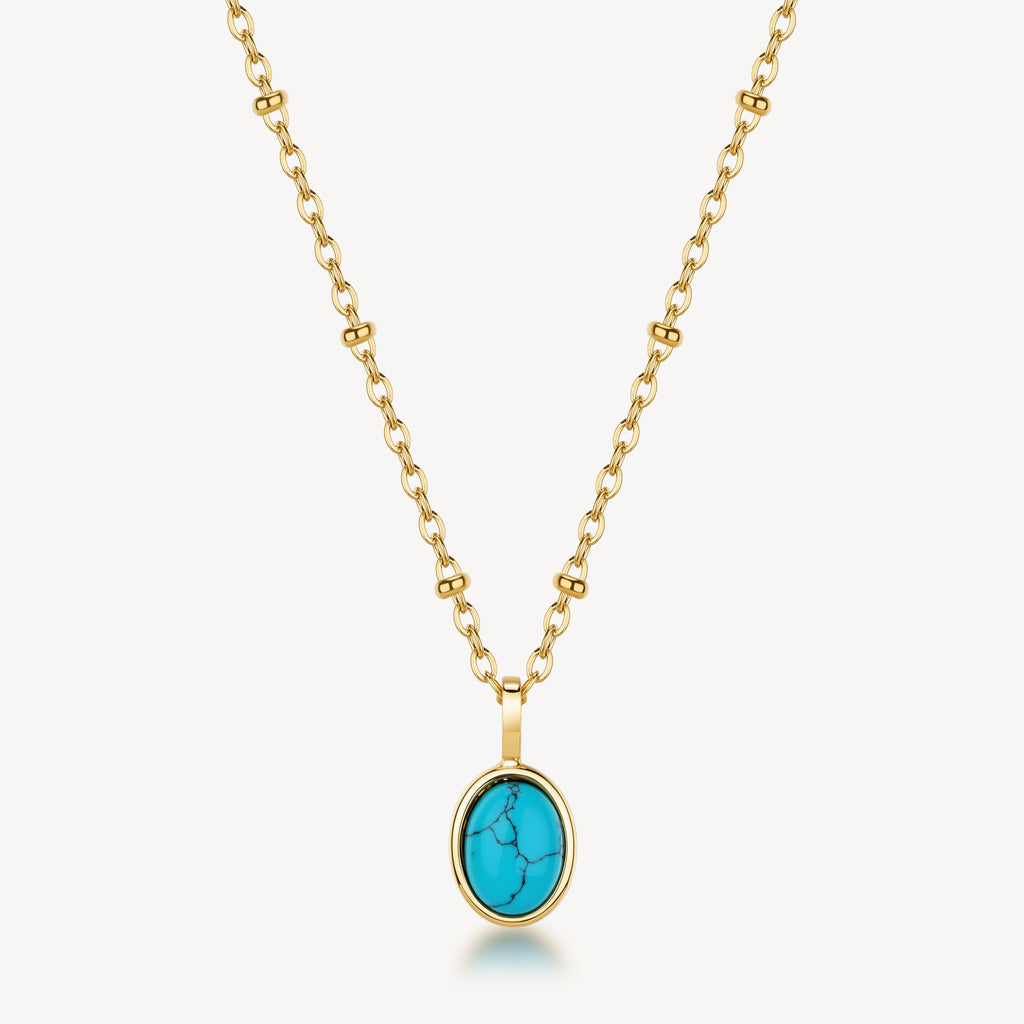 Collana Brosway donna Essential Turchese gold