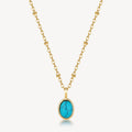Collana Brosway donna Essential Turchese gold