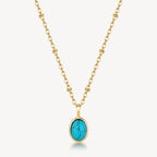 Collana Brosway donna Essential Turchese gold