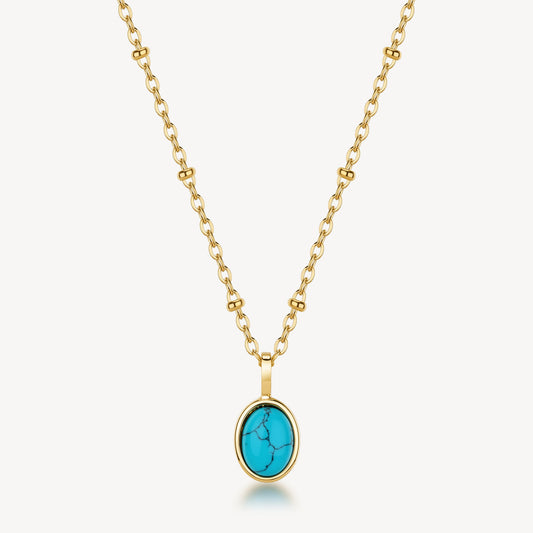 Collana Brosway donna Essential Turchese gold