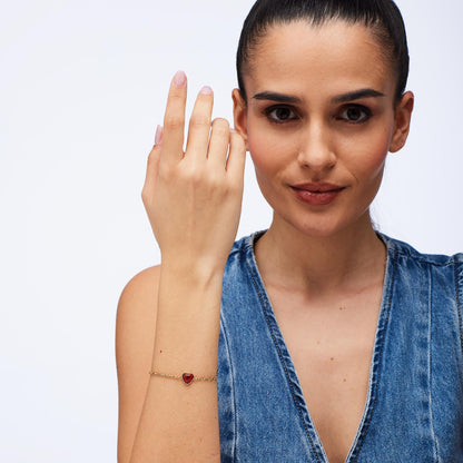 Bracciale Brosway donna Essential Agata rossa