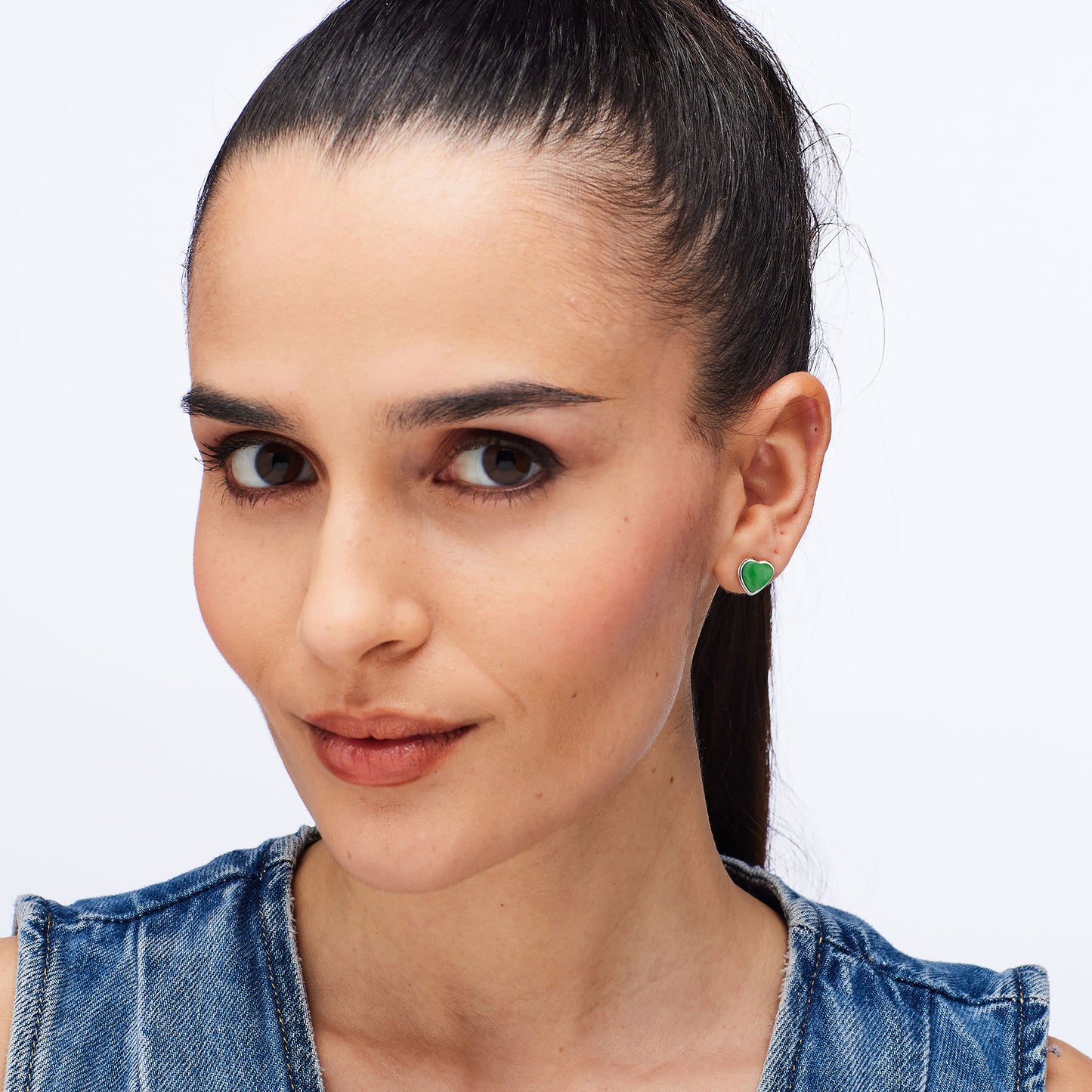 Orecchini Brosway donna Essential Giada verde
