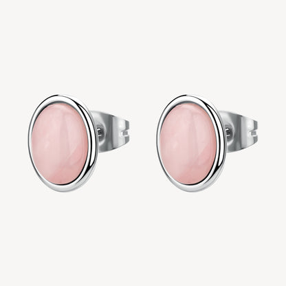 Orecchini Brosway donna Essential Quarzo rosa