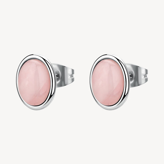 Orecchini Brosway donna Essential Quarzo rosa