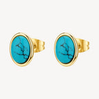 Orecchini Brosway donna Essential Turchese gold