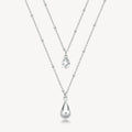 Collana Brosway donna Perfect Doppio filo goccia e cristallo