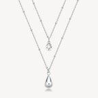Collana Brosway donna Perfect Doppio filo goccia e cristallo