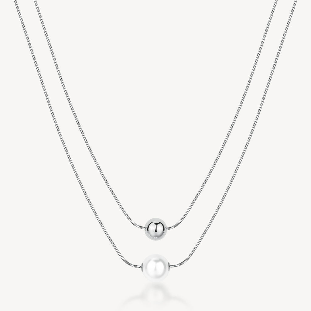 Collana Brosway donna Perfect Doppio filo con perla