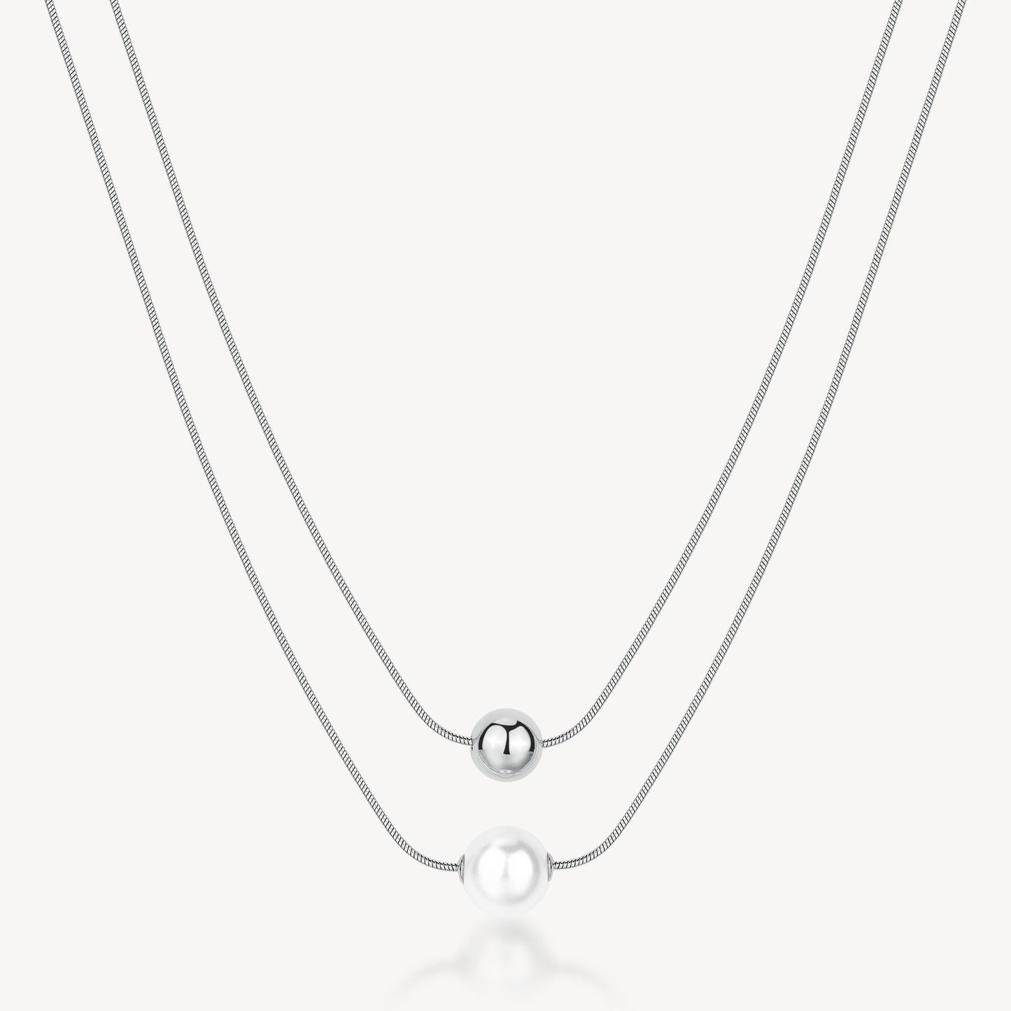 Collana Brosway donna Perfect Doppio filo con perla