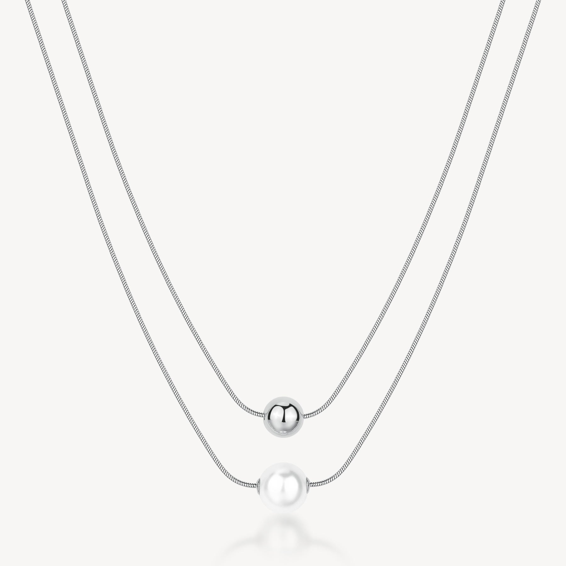 Collana Brosway donna Perfect Doppio filo con perla