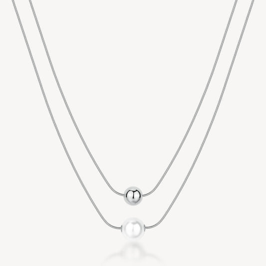 Collana Brosway donna Perfect Doppio filo con perla