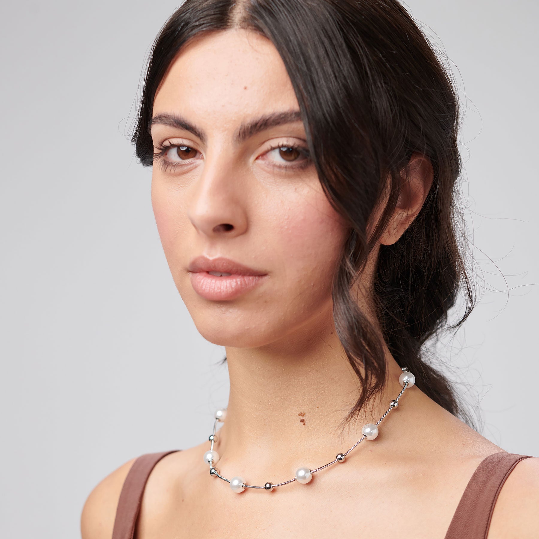 Collana Brosway donna Perfect Sfera e perla