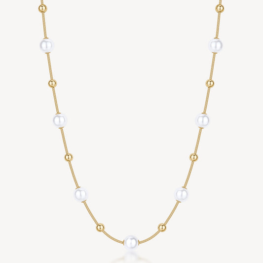 Collana Brosway donna Perfect Sfere e perle conchiglia gold