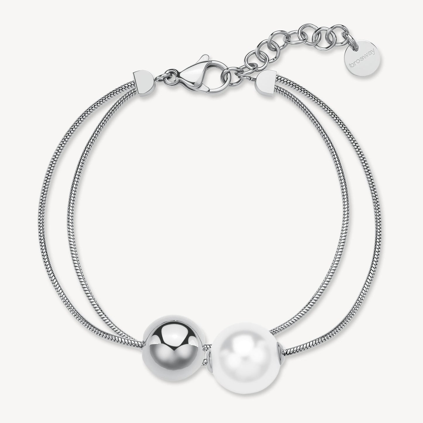 Bracciale Brosway donna Perfect Multifilo con sfera e perla conchiglia