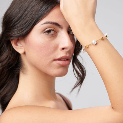 Bracciale Brosway donna Perfect  Sfere e perle conchiglia gold