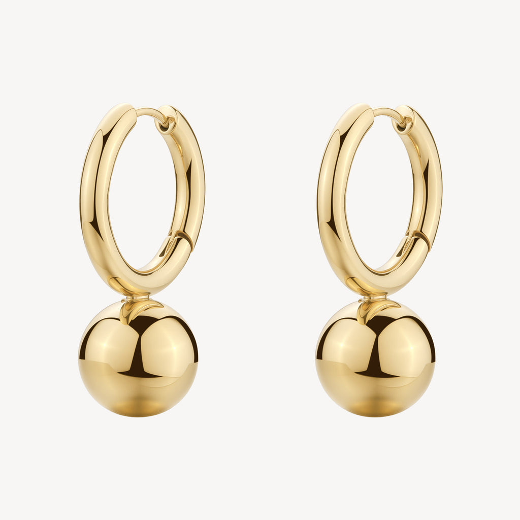 Orecchini a cerchietto Brosway donna Perfect Sfere gold