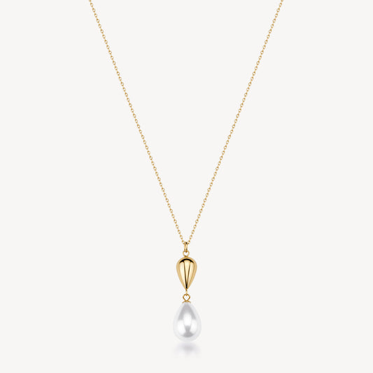 Collana Brosway donna Perfect Perla a goccia gold