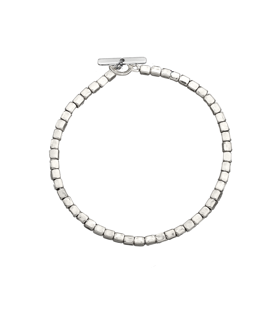 Bracciale Edoardo Mariani Sampietrini con catenella acciaio
