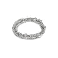 Bracciale elastico Vestopazzo donna Multifilo con cuori
