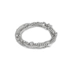 Bracciale elastico Vestopazzo donna Multifilo con cuori