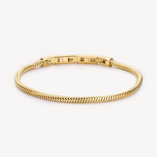 Bracciale Brosway uomo Riptide Spiga arrotondata gold