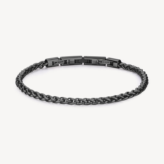 Bracciale Brosway uomo Riptide Catena spiga rutenio