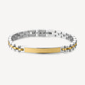 Bracciale uomo Brosway Riptide Piastrina gold