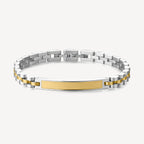 Bracciale uomo Brosway Riptide Piastrina gold