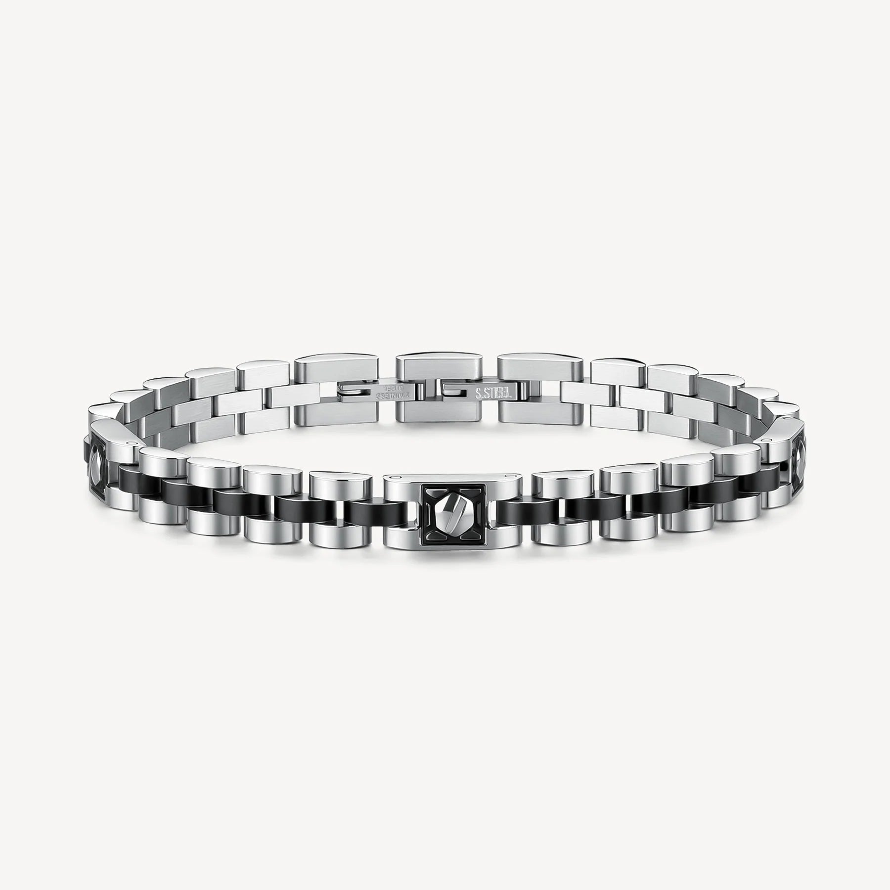 Bracciale uomo Brosway Riptide Rutenio bicolore