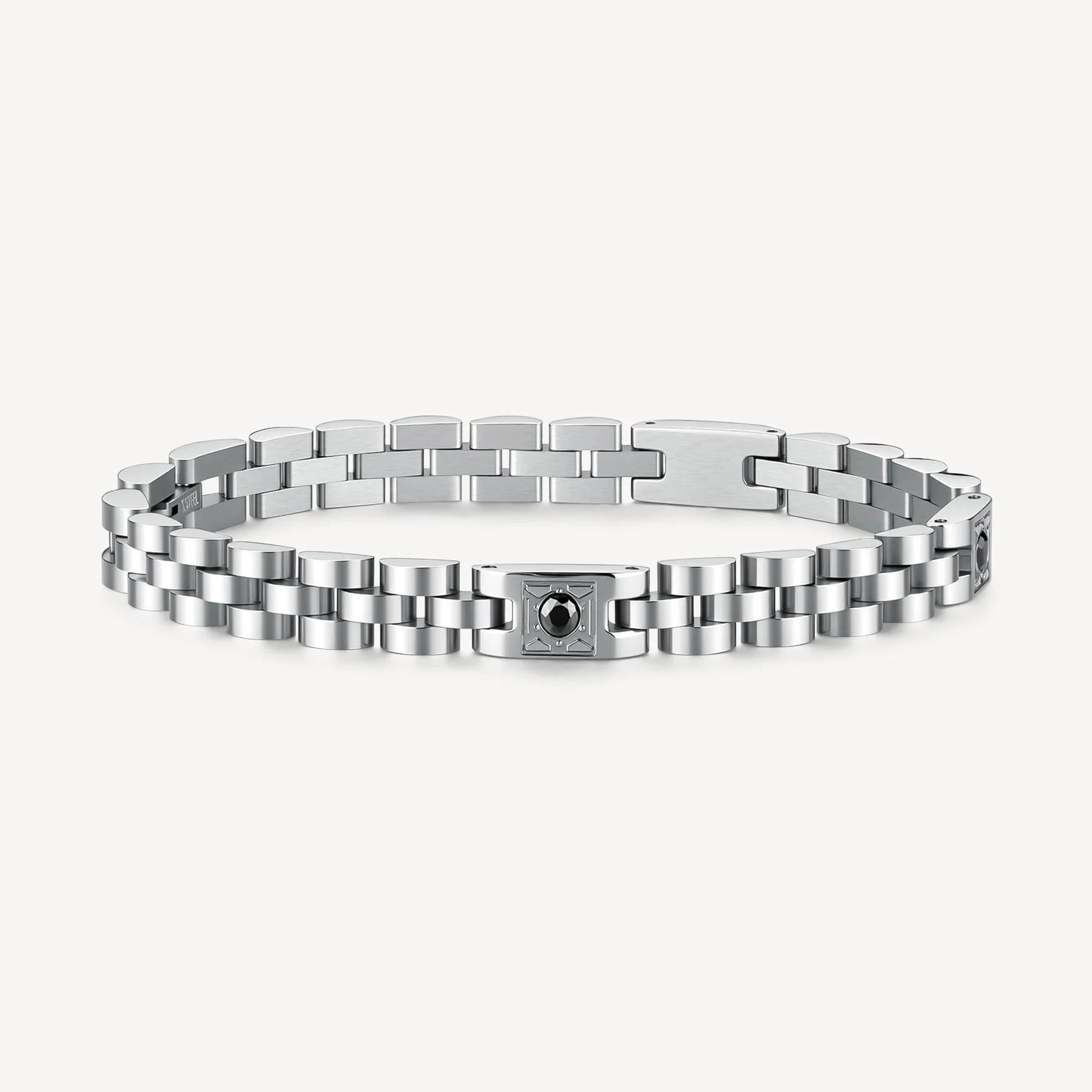 Bracciale uomo Brosway Riptide Zirconi neri